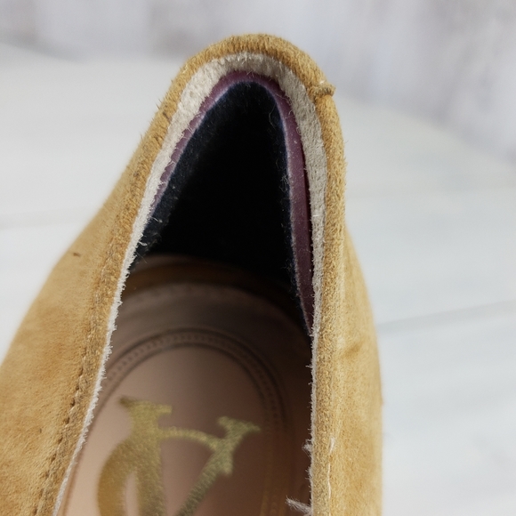 512GIT Vince Camuto BROWYNN ombre patent and suede leather heel pumps wo… - Picture 13 of 15